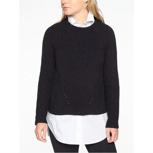 Athleta Rockland Black Sweater Size‎ Small